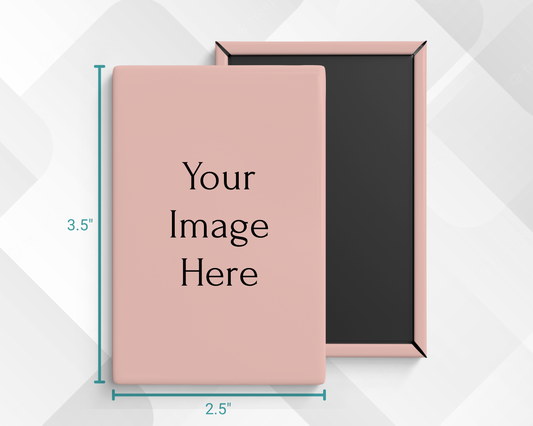 Custom 2.5" x 3.5" Magnet (Portrait) – Add Your Image (Market Listing)