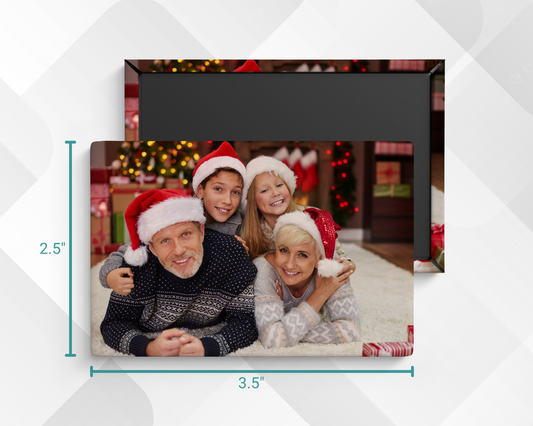 Custom 3.5" x 2.5" Magnet (Landscape) – Add Your Image (Market Listing)