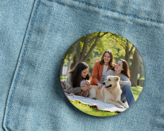 Custom 2.25" Pin-Back Button – Add Your Image