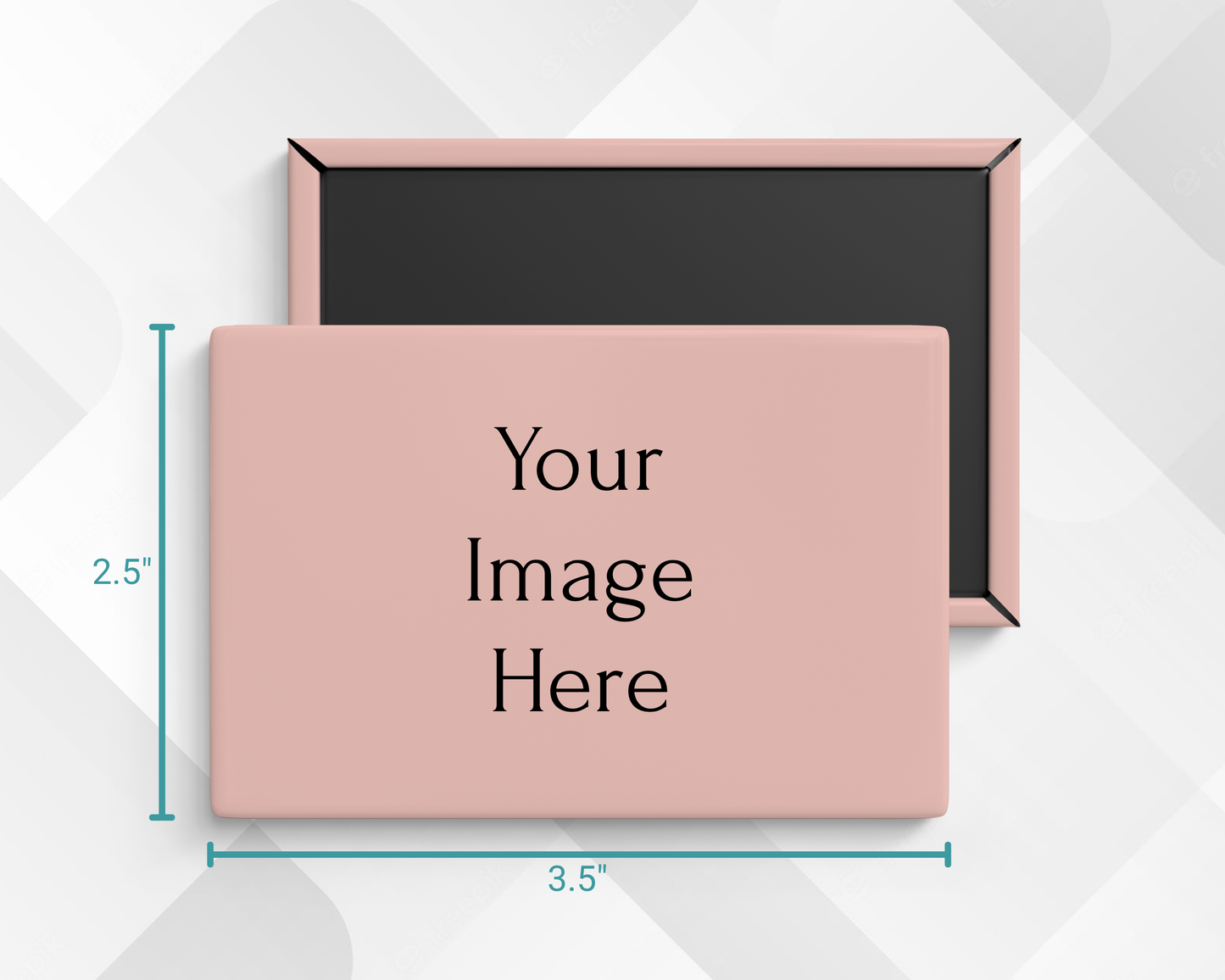 Custom 3.5" x 2.5" Magnet (Landscape) – Add Your Image (Market Listing)